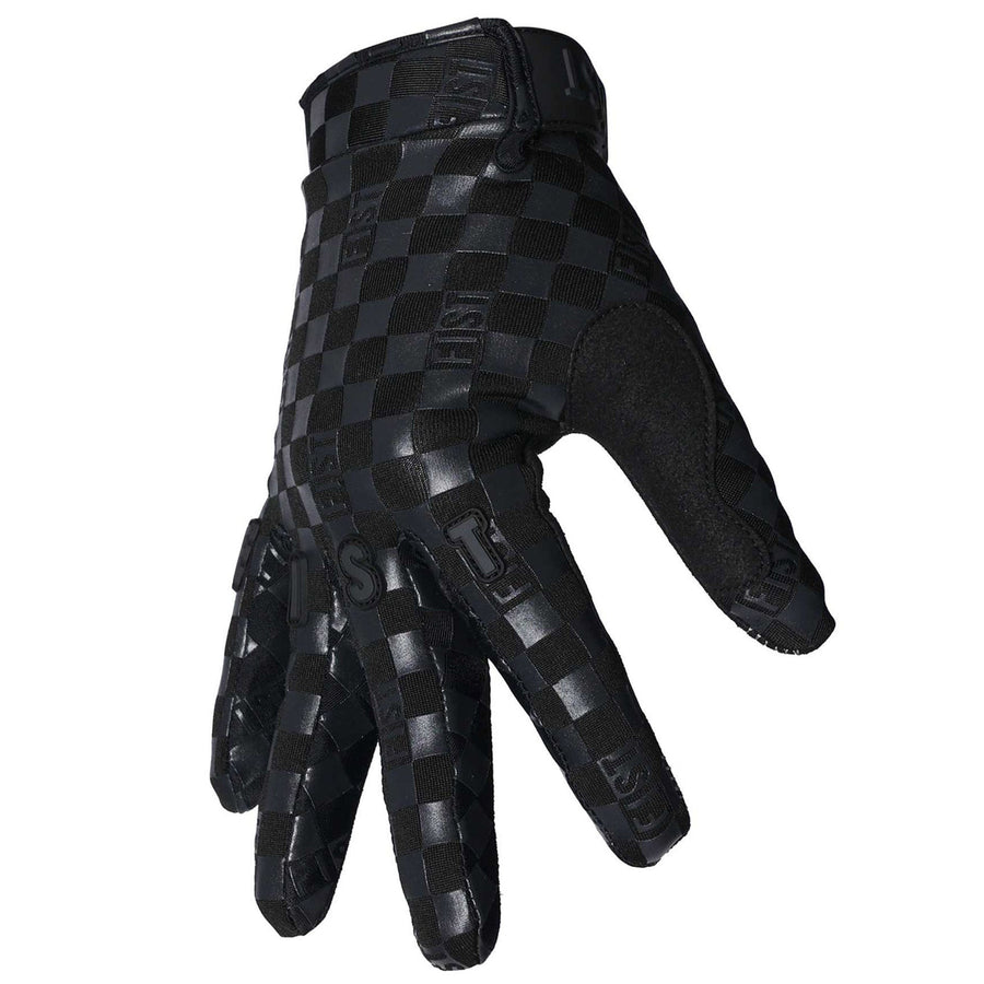 FROSTY FINGERS COLD WEATHER GLOVES - CHEQUER BLACKOUT