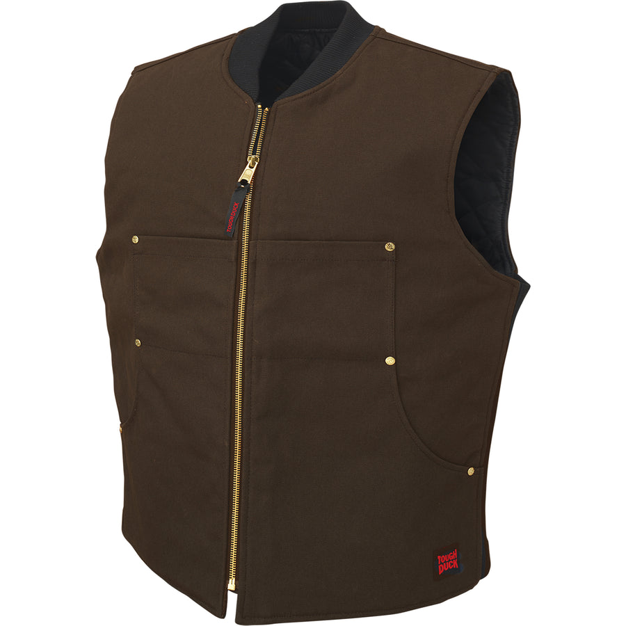 Moto Vest - Dark Brown