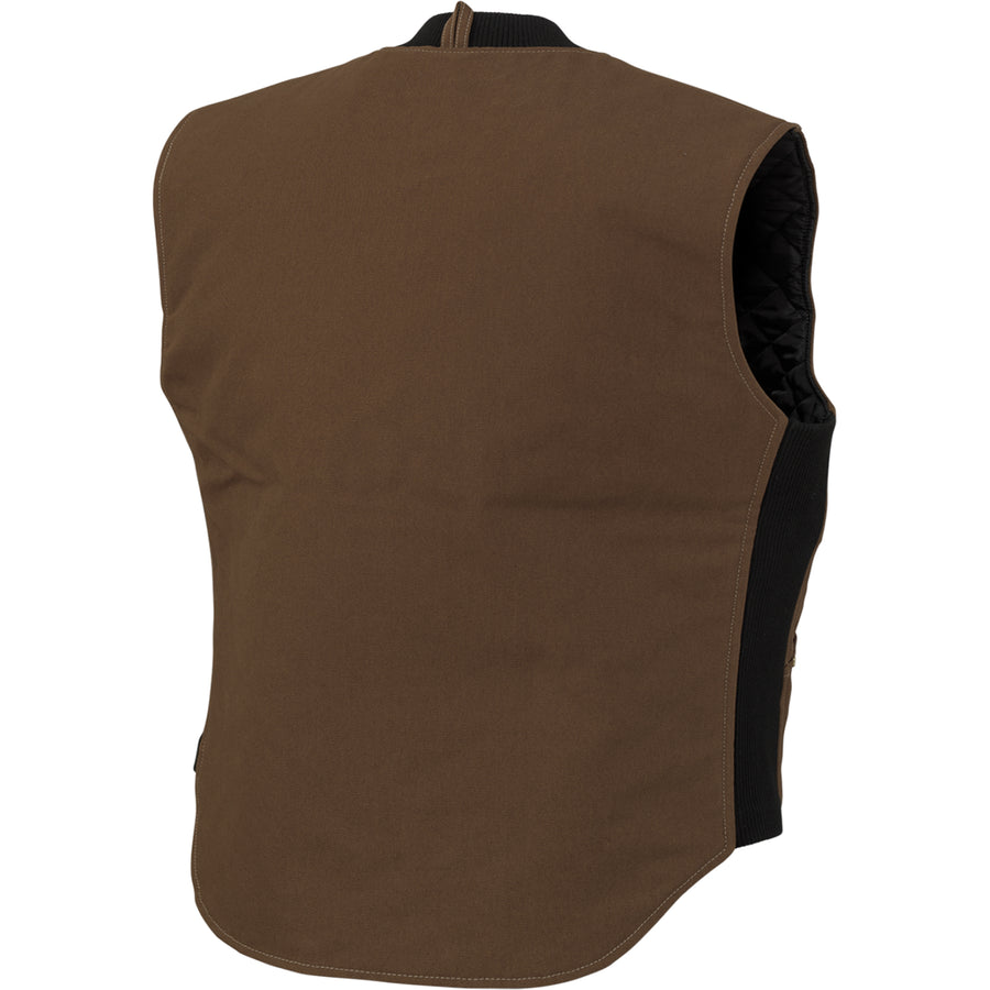 Moto Vest - Dark Brown