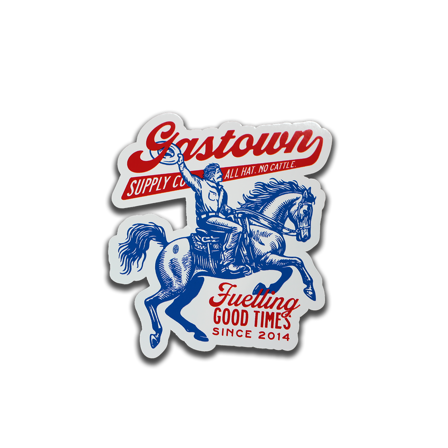 Gastown Sticker - Cowboy