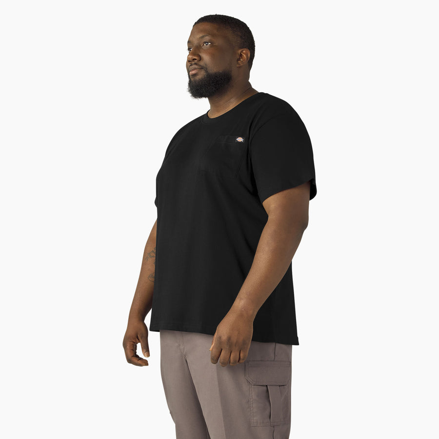 Lightweight Short Sleeve Pocket Tee - Black