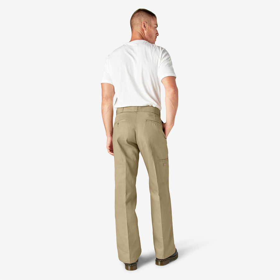 Twill Double Knee Work Pant 32L - Khaki