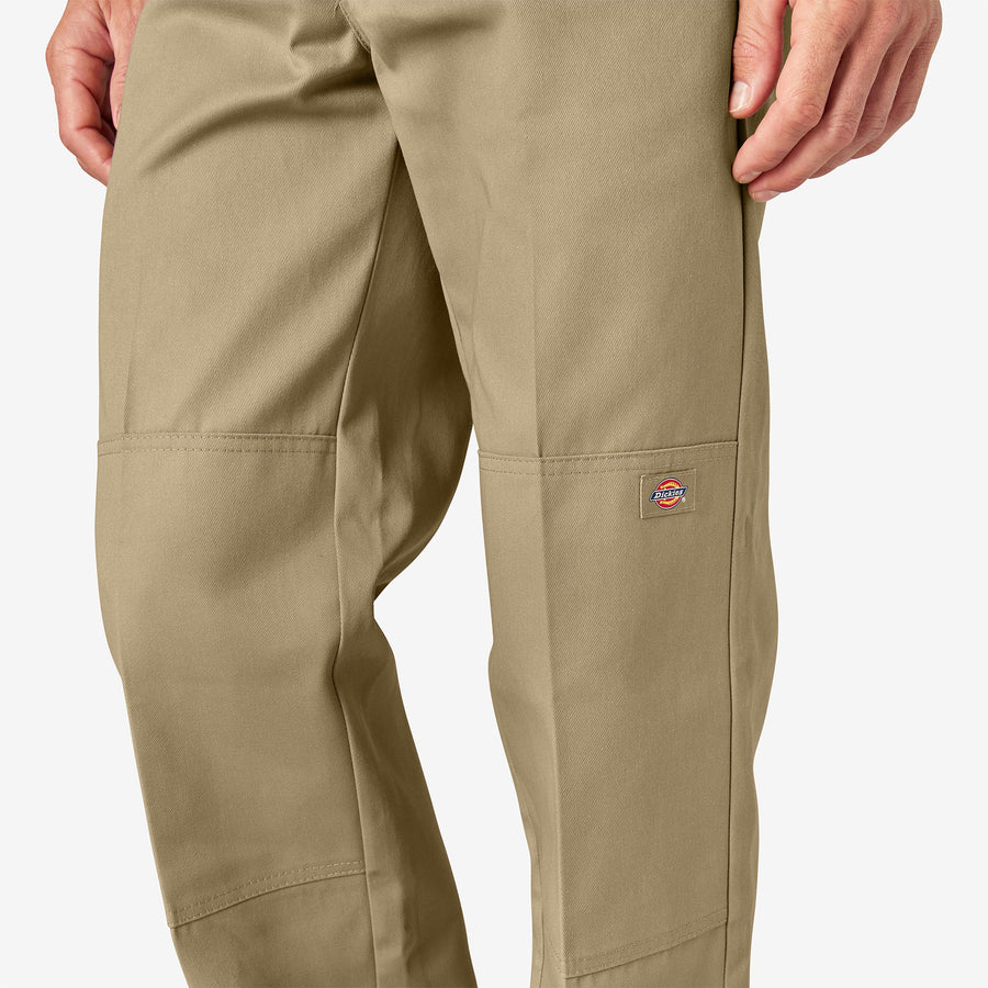 Twill Double Knee Work Pant 32L - Khaki