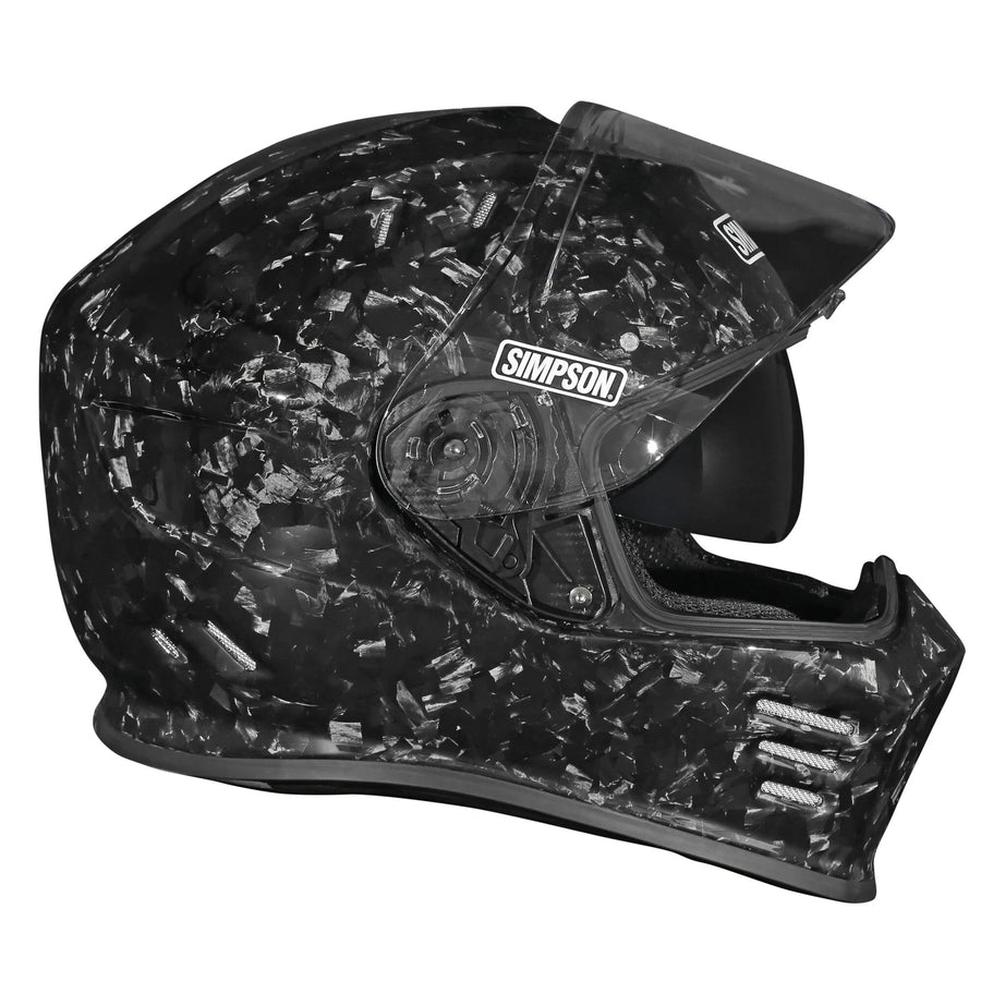 Simpson Ghost Bandit Carbon Fiber Helmet - Forged Carbon