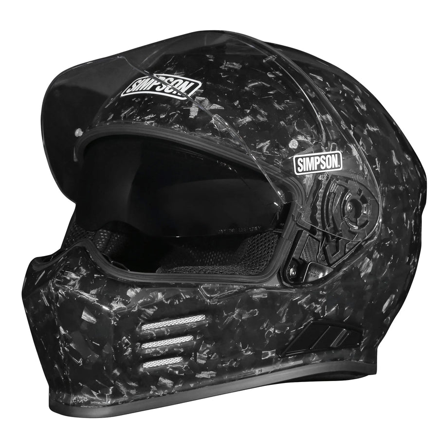 Simpson Ghost Bandit Carbon Fiber Helmet - Forged Carbon