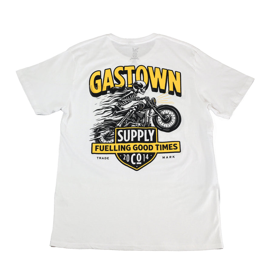 GSC Skelly Moto Tee - White