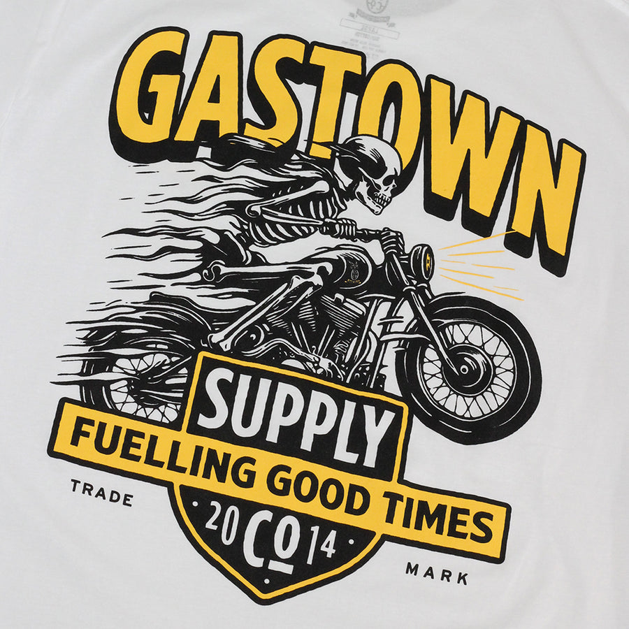 GSC Skelly Moto Tee - White