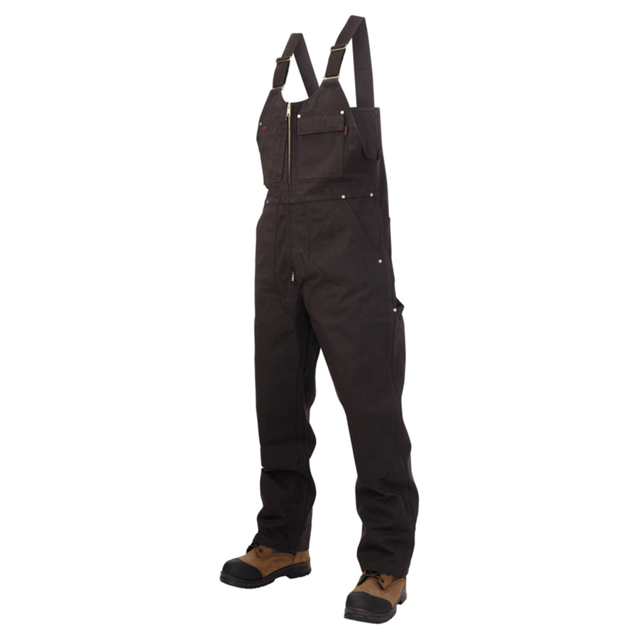 Deluxe Garage Bib Overall - Dark Brown