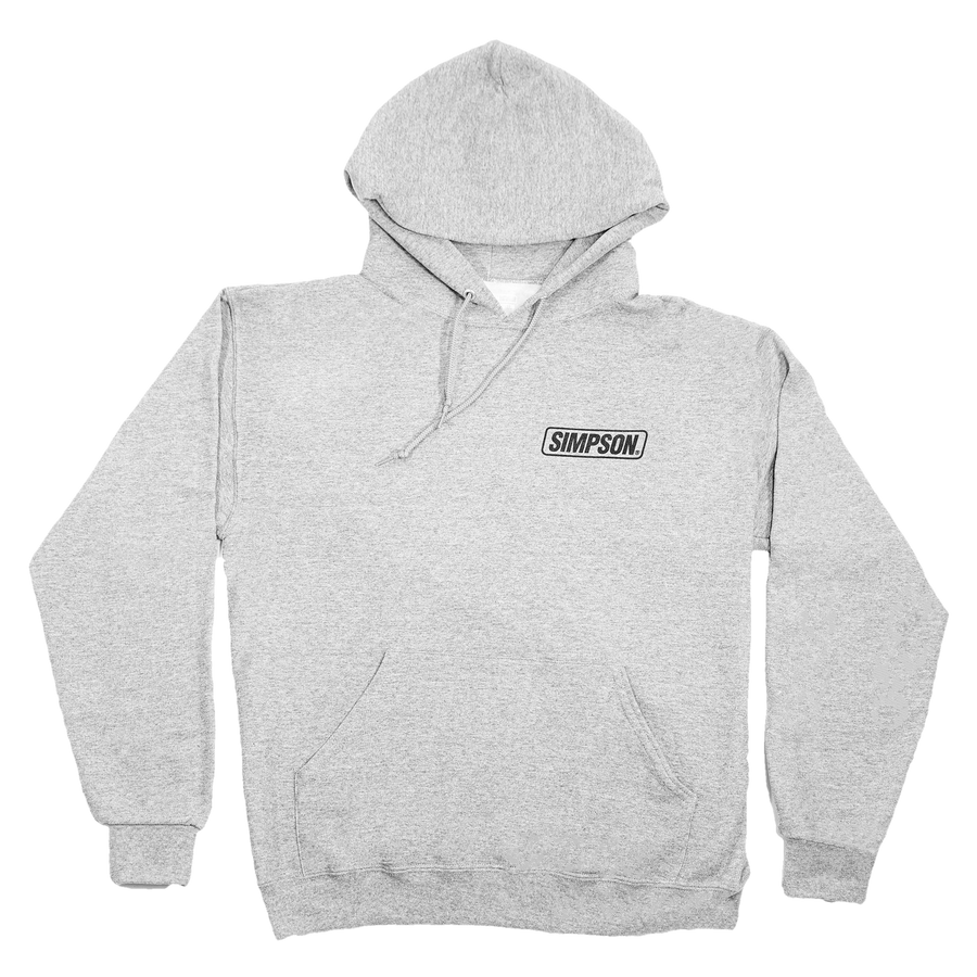 Simpson Logo Hoodie - Heather Grey/Black