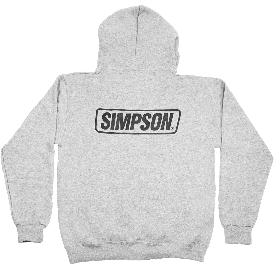 Simpson Logo Hoodie - Heather Grey/Black