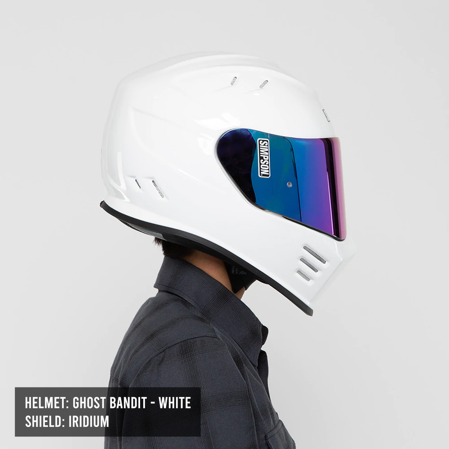 Simpson Ghost Bandit Helmet - White