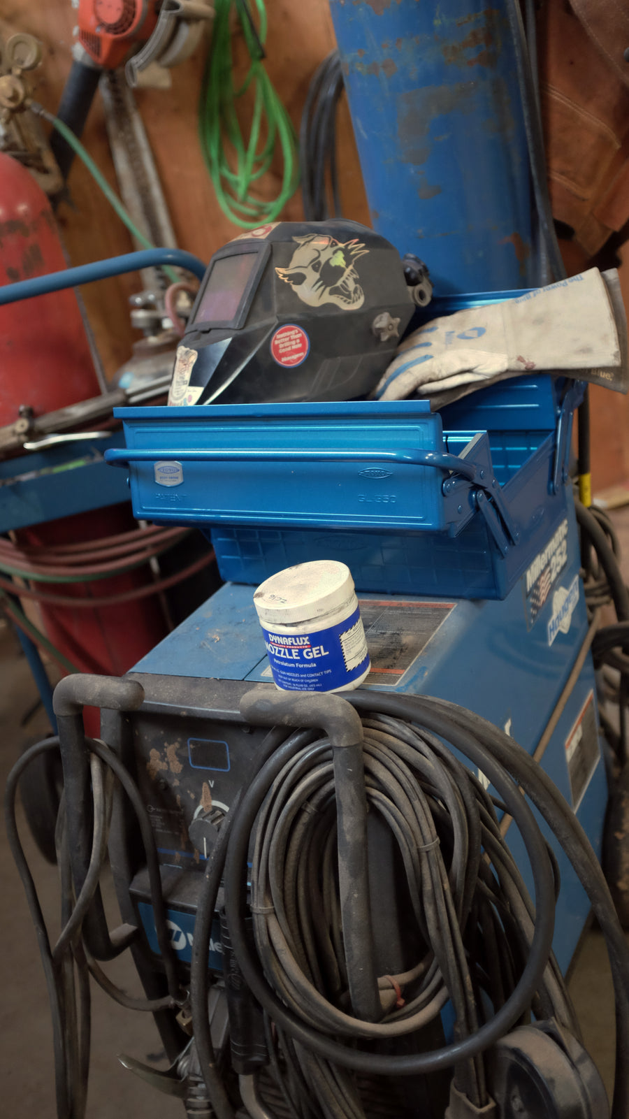 TOYO STEEL PORTABLE SHOP TOOLBOX - BLUE