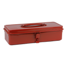 Toyo Steel T-320 Red. Open view showing the interior of the matte red toolbox, designed for efficient organization and easy access. 1.0kg.