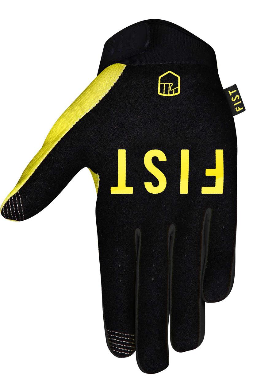 BLACK N YELLOW GLOVE - YOUTH